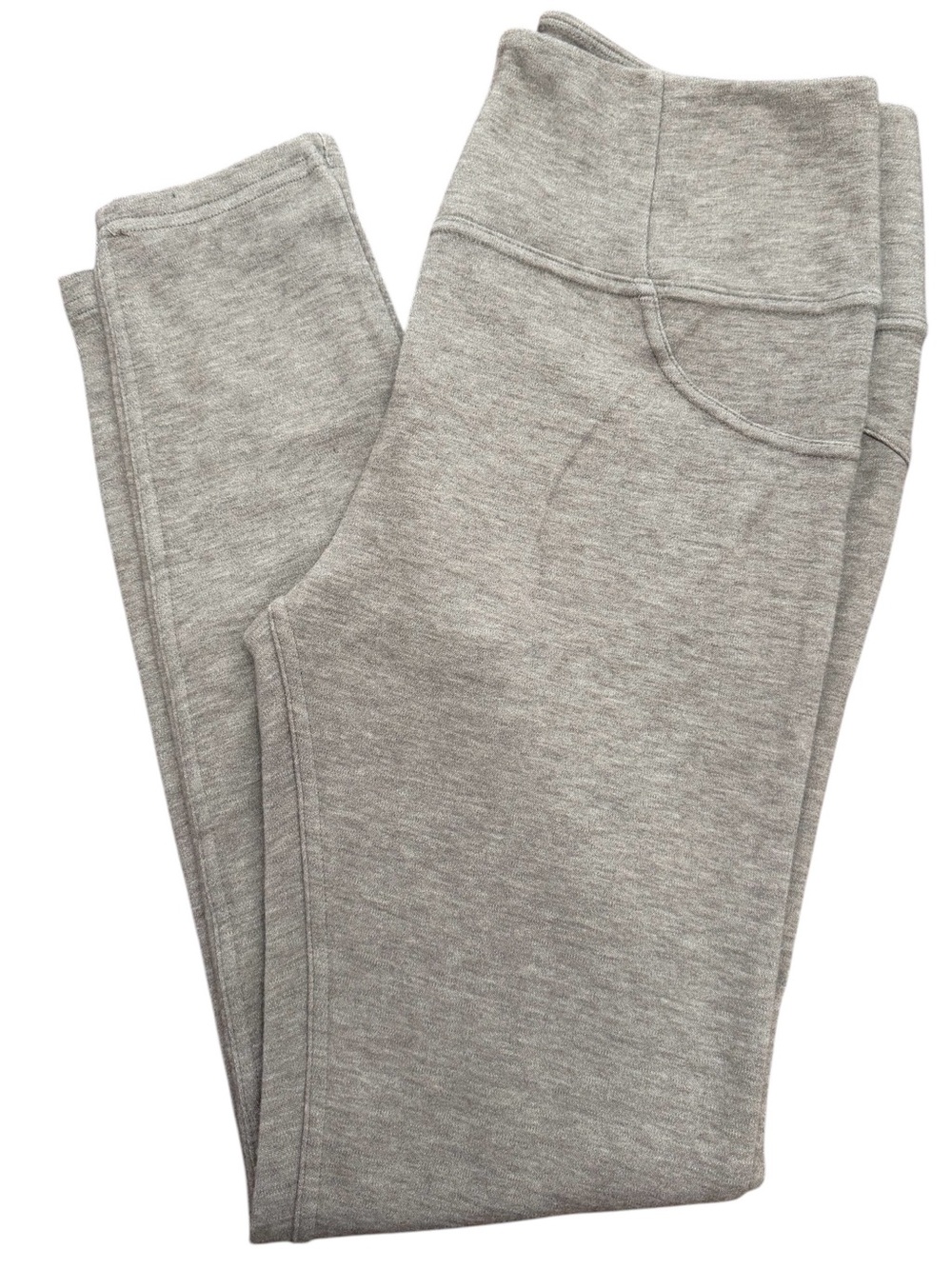 White Birch Heathered Tan / Light Brown Active Leggings